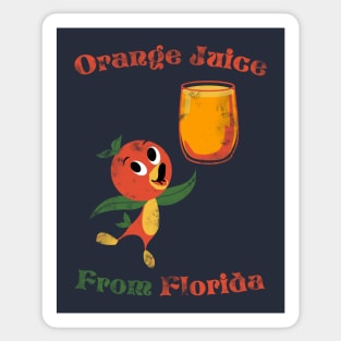 Orange Juice From Florida Sticker